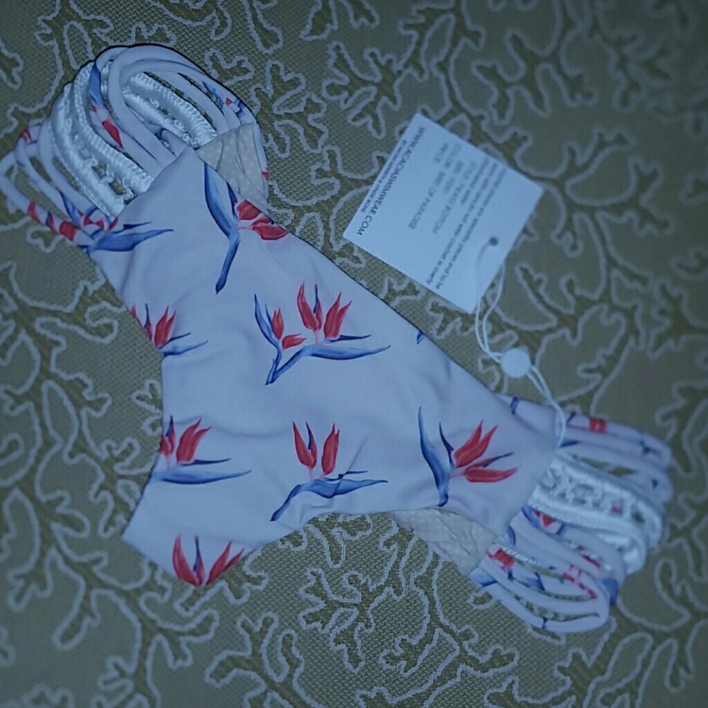 New acacia bird of paradise pikake bikini bottom P - Picture 3 of 5